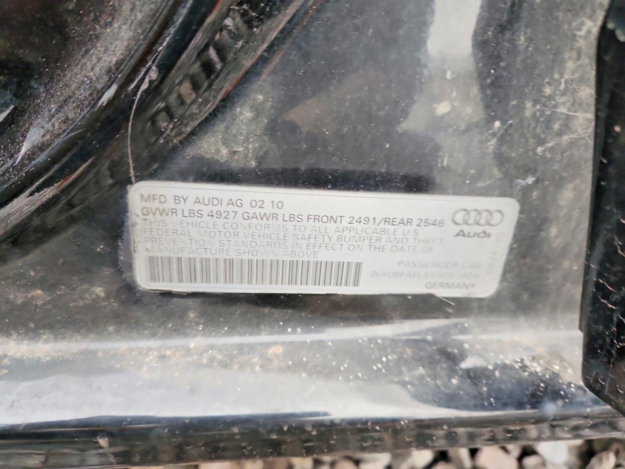2010 AUDI A4 PREMIUM photo 12