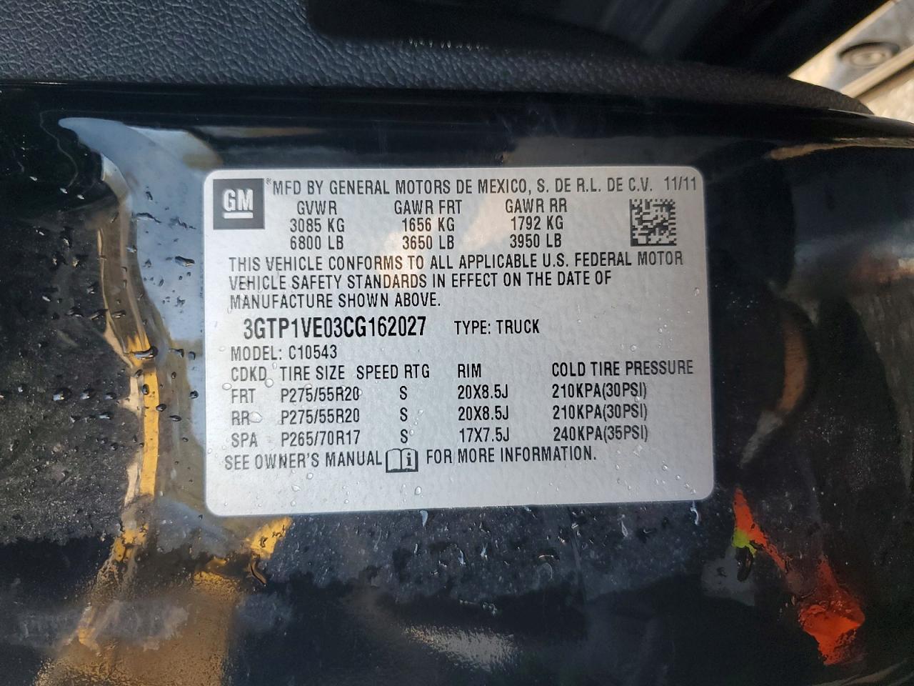 2012 GMC SIERRA C1500 SLE photo 12