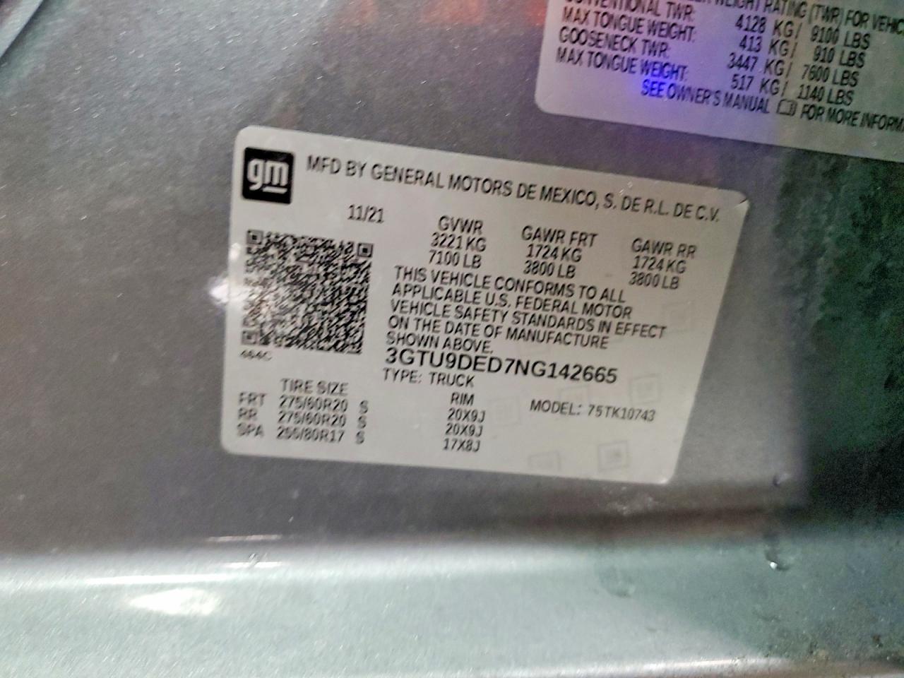 2022 GMC SIERRA LIMITED K1500 SLT photo 12