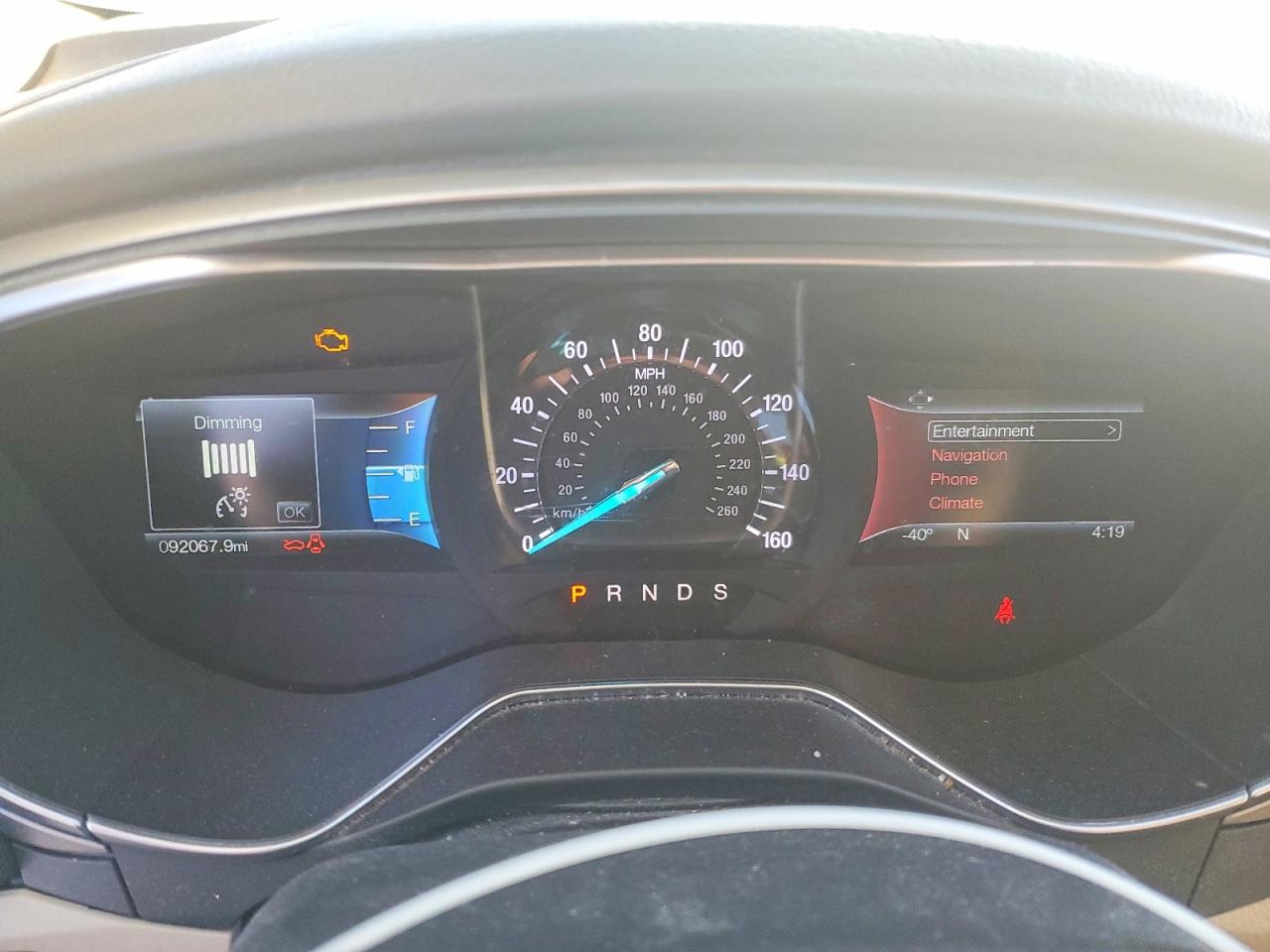 2015 FORD FUSION SE photo 9