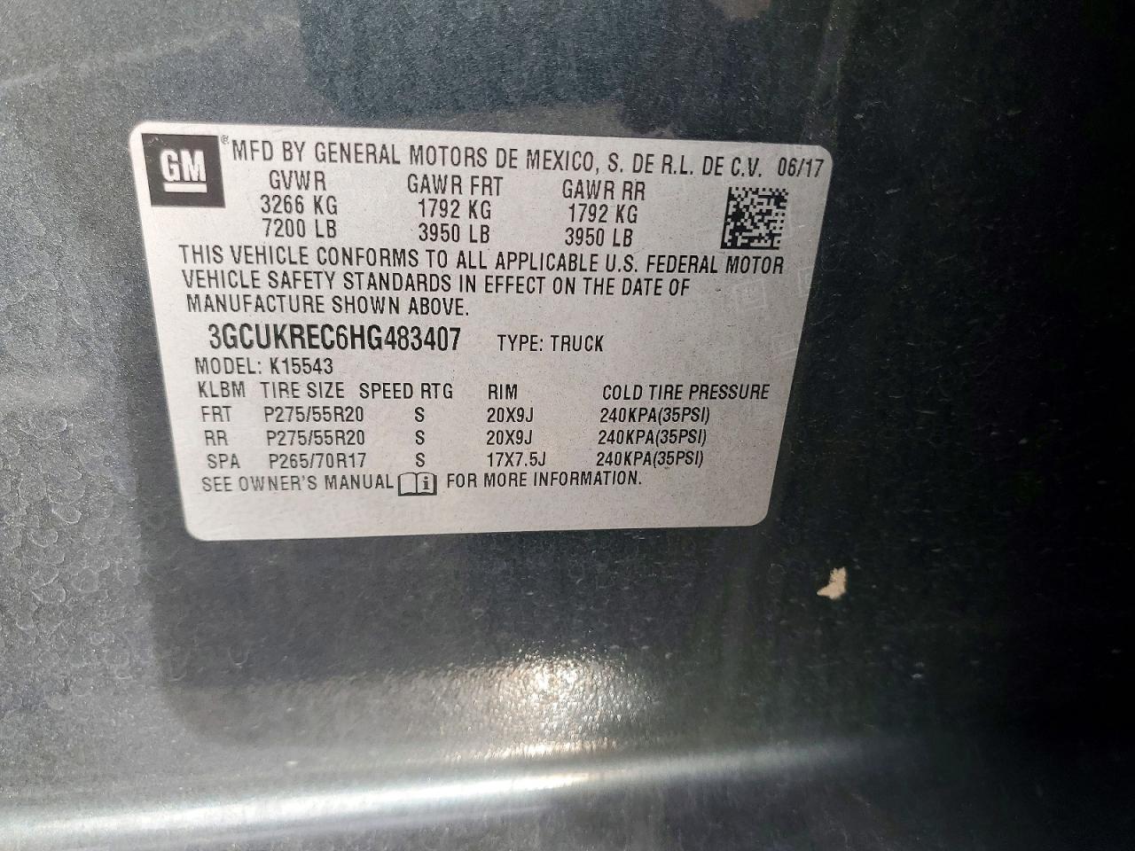 2017 CHEVROLET SILVERADO K1500 LT photo 12