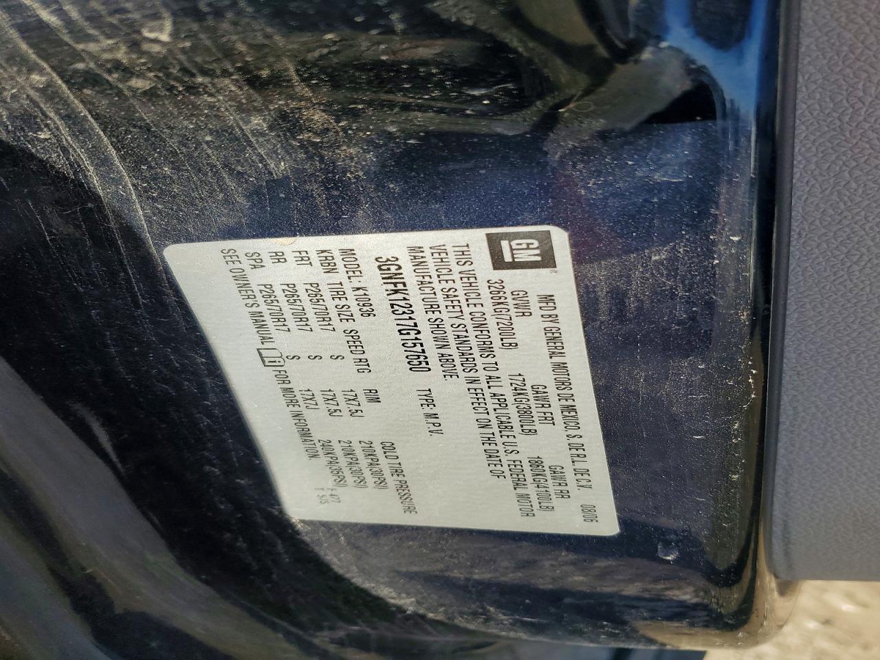 2007 CHEVROLET AVALANCHE K1500 photo 12