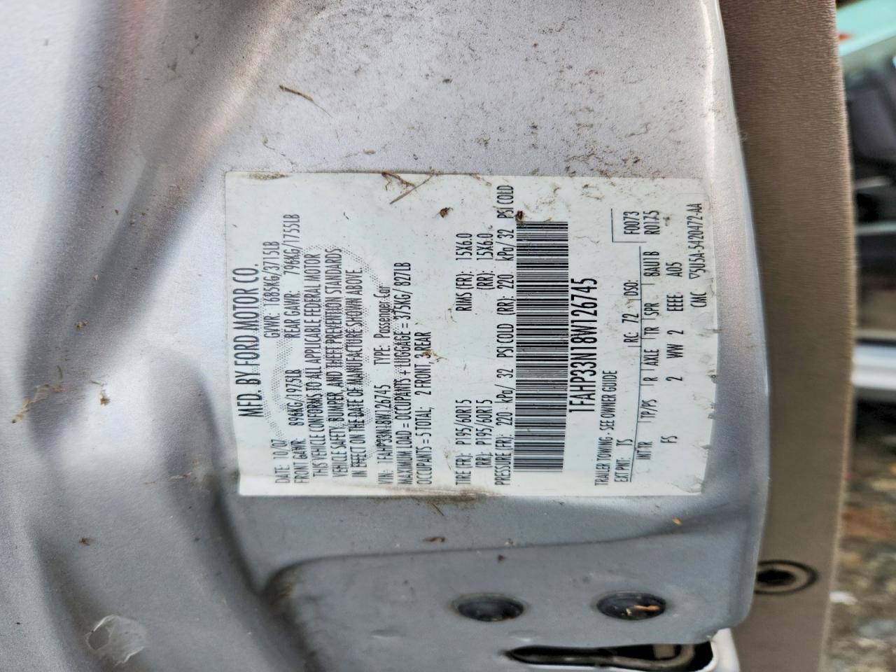 2008 FORD FOCUS SE photo 23