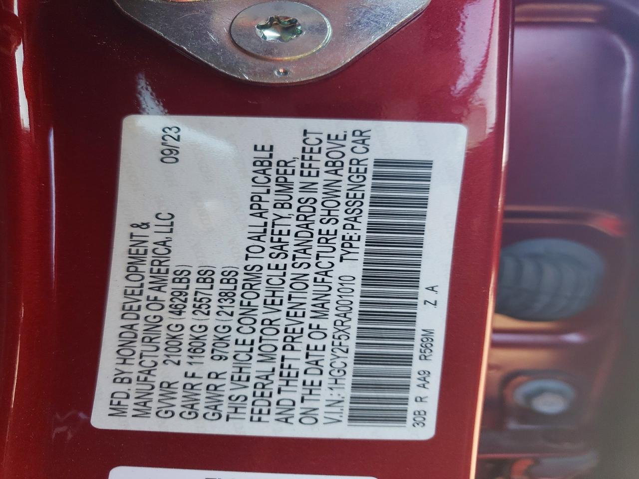 2024 HONDA ACCORD HYBRID SPORT photo 12