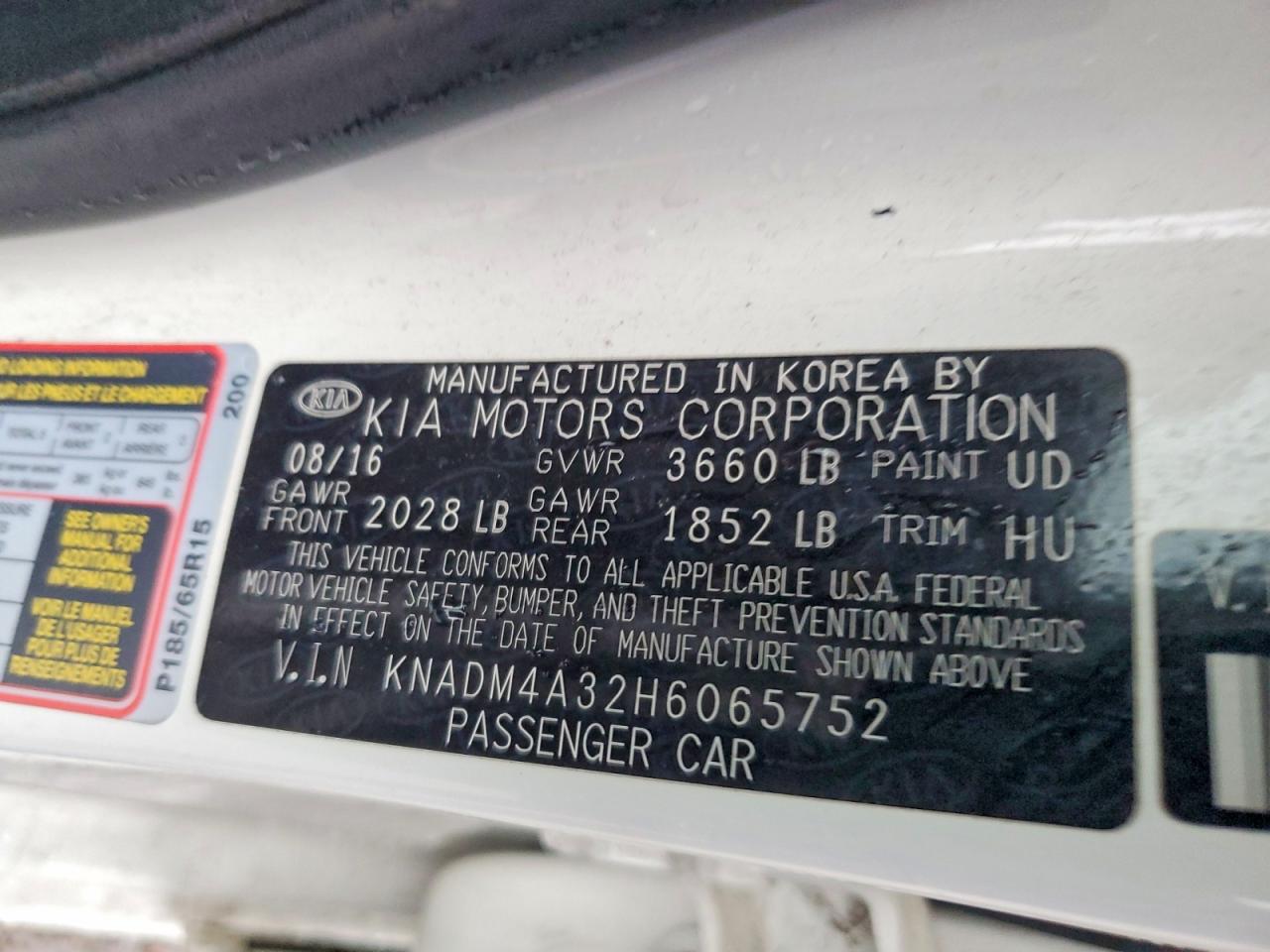 2017 KIA RIO LX photo 12