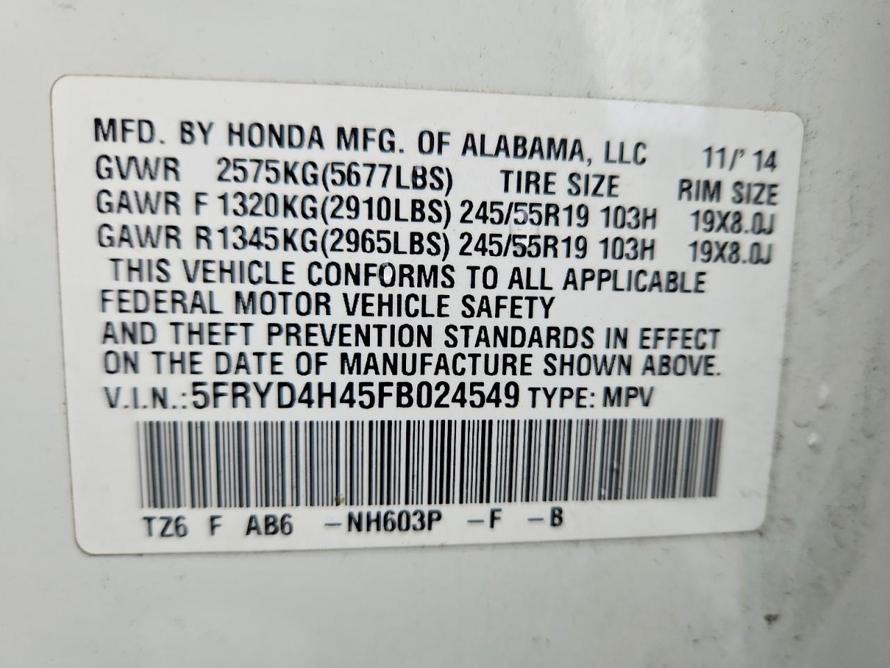 2015 ACURA MDX TECHNOLOGY photo 12