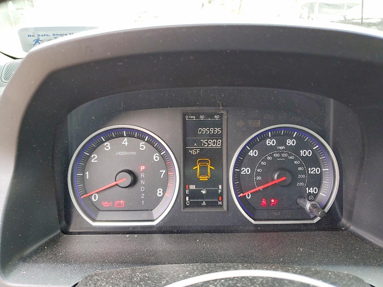 2009 HONDA CR-V EXL photo 9