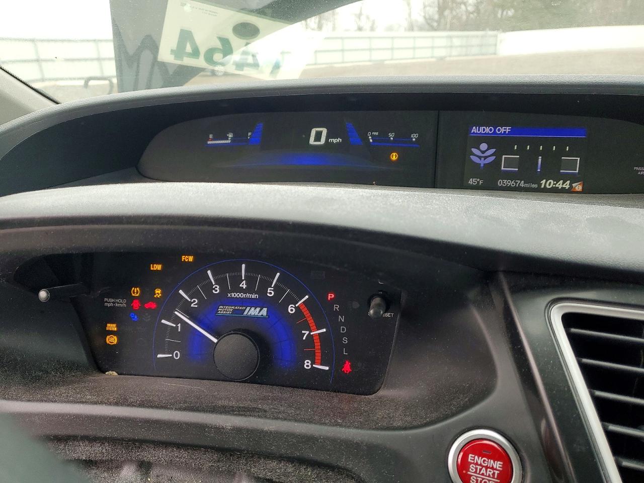 2015 HONDA CIVIC HYBRID photo 9
