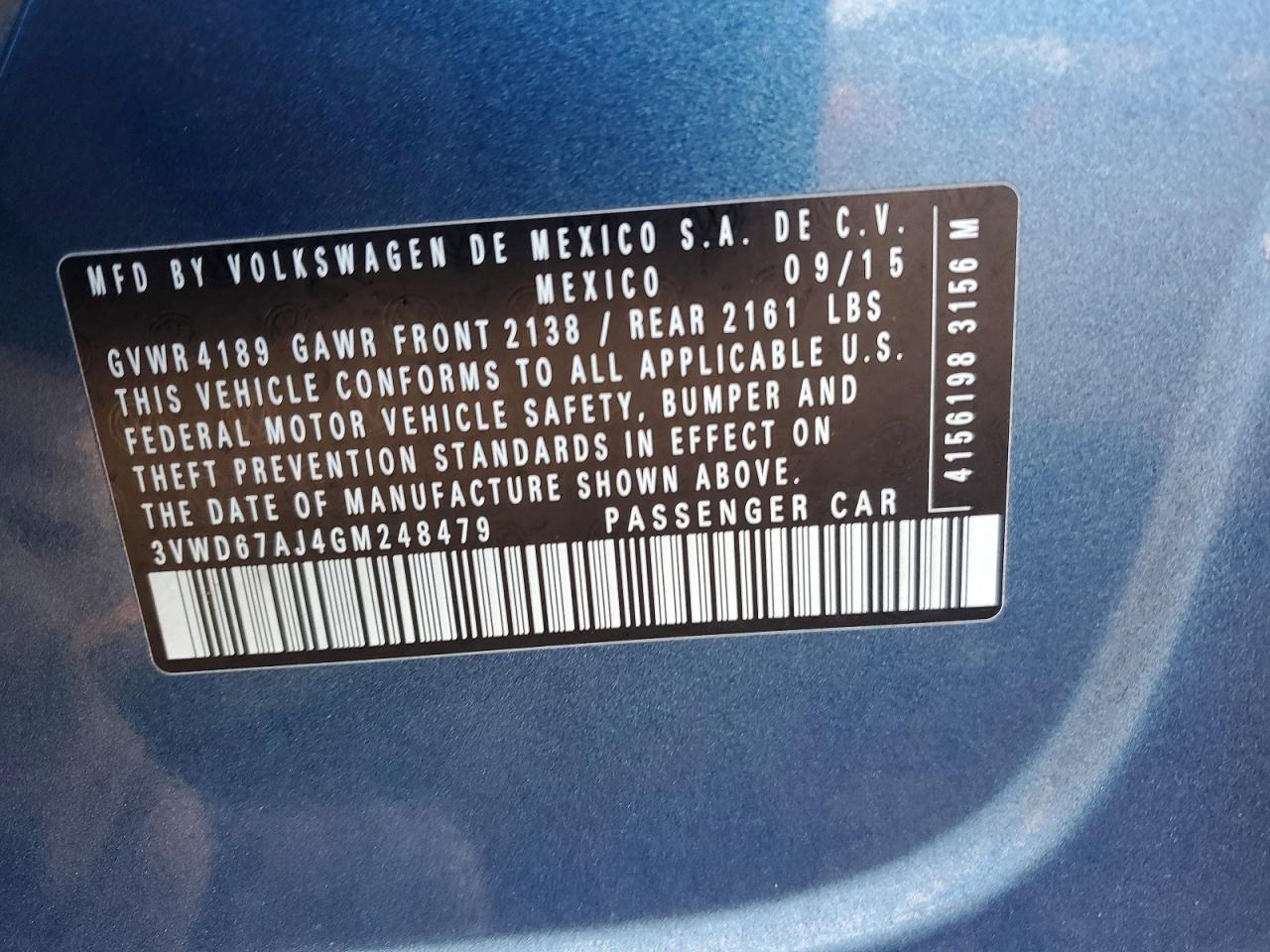 2016 VOLKSWAGEN JETTA SE photo 13