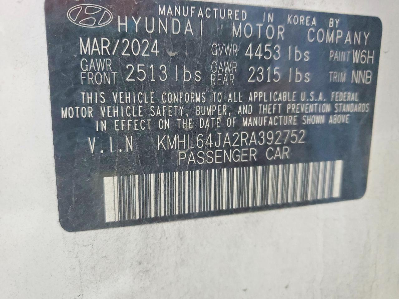 2024 HYUNDAI SONATA SEL photo 23