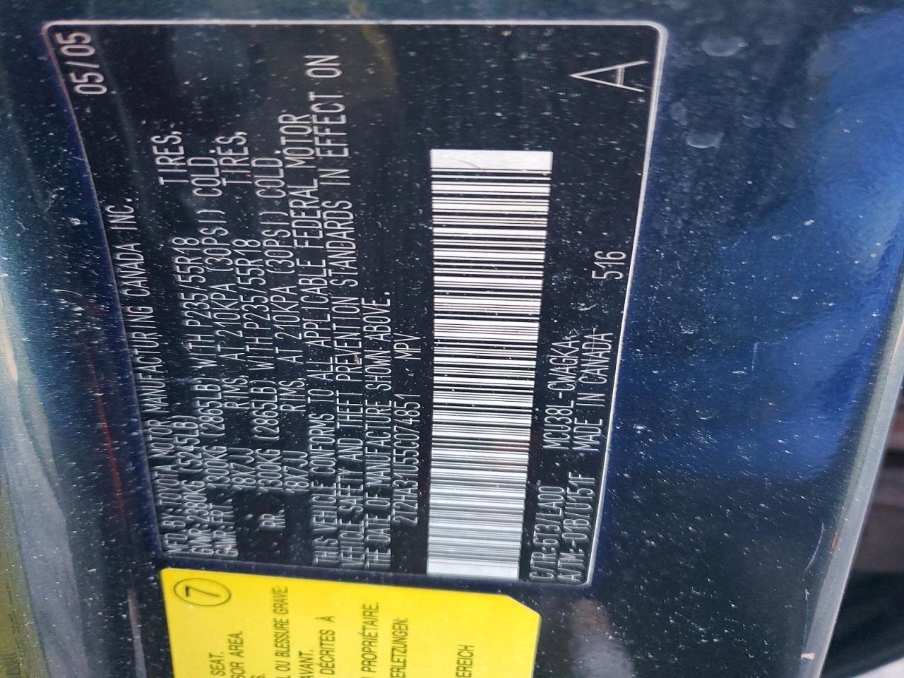 2005 LEXUS RX 330 photo 13