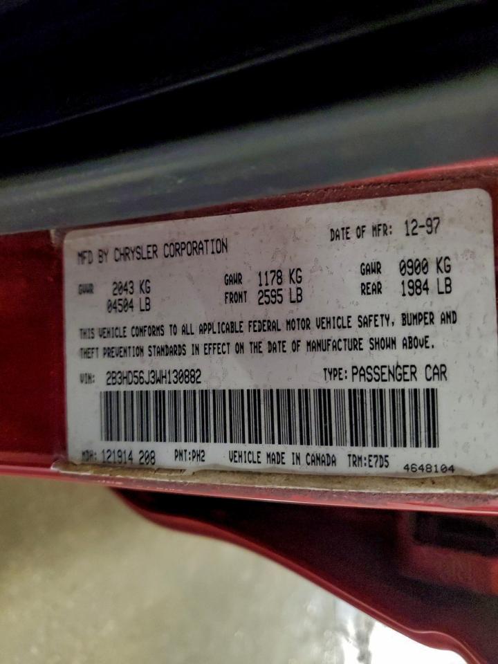 1998 DODGE INTREPID ES photo 12