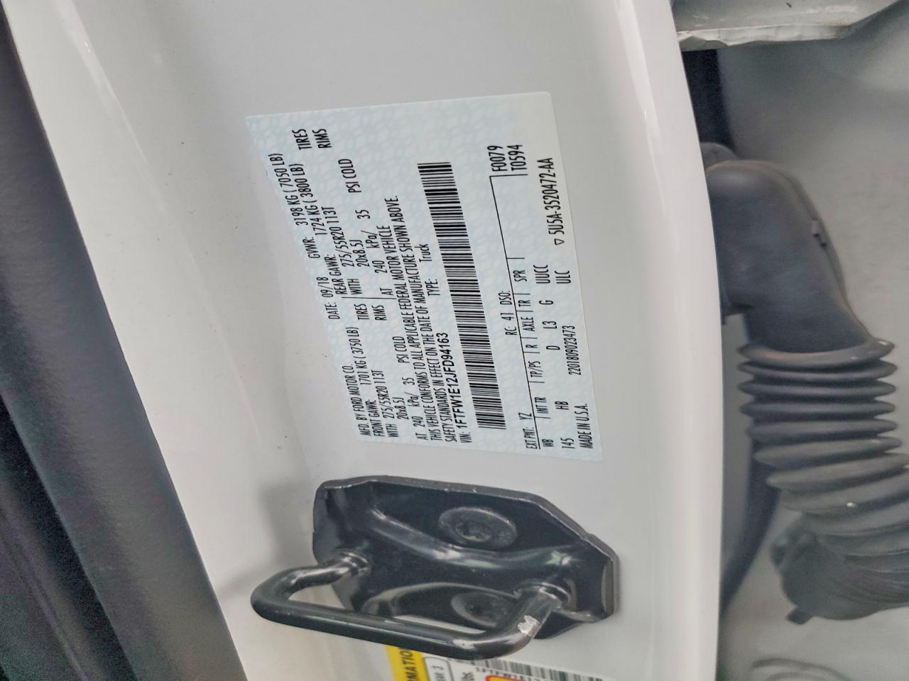 2018 FORD F150 SUPERCREW photo 12