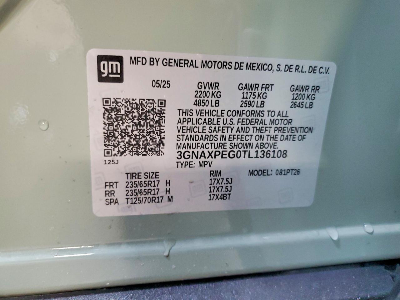2026 CHEVROLET EQUINOX LT photo 13