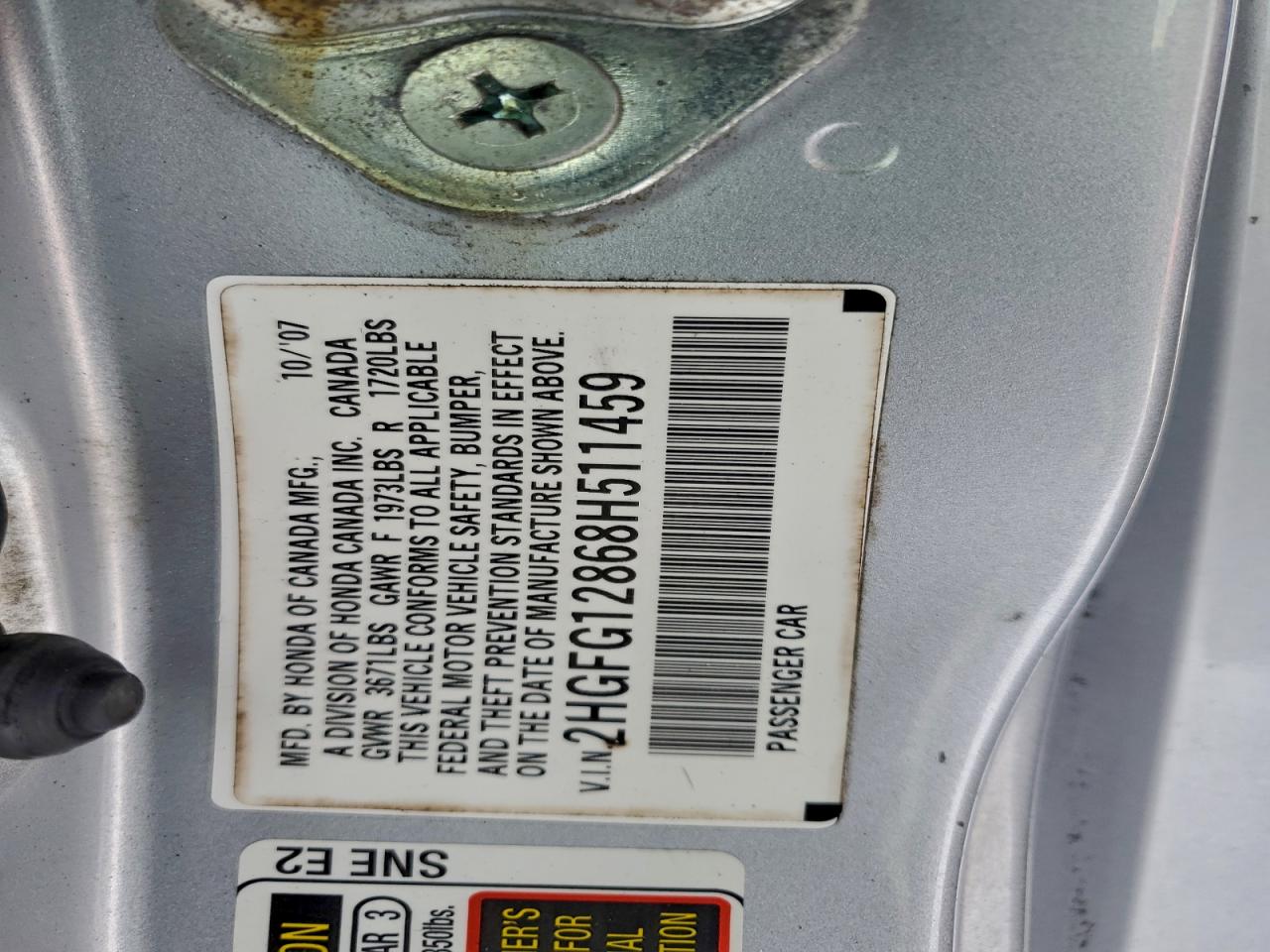 2008 HONDA CIVIC EX photo 23