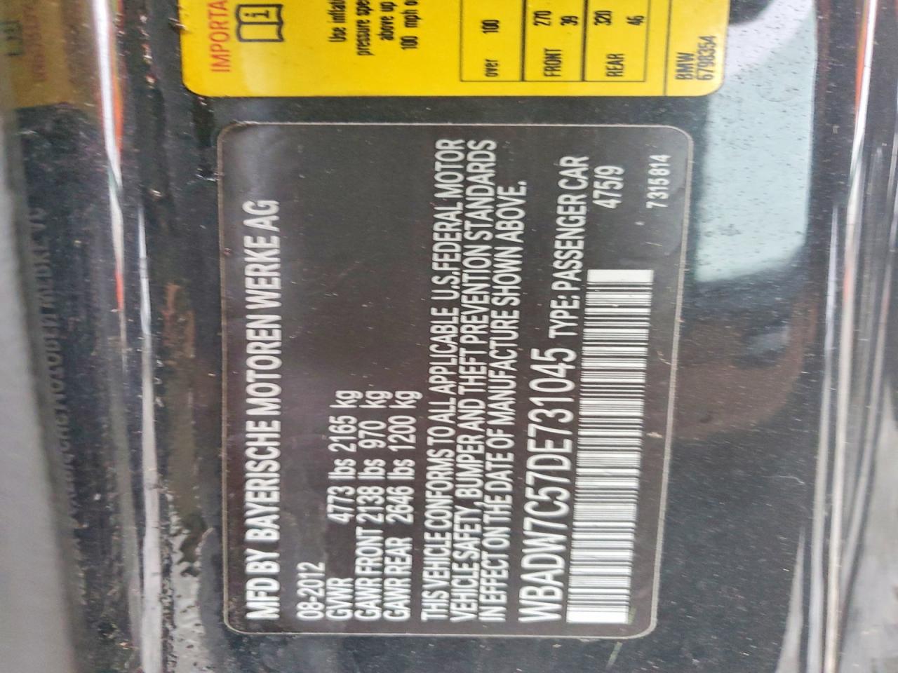 2013 BMW 328 I SULEV photo 12
