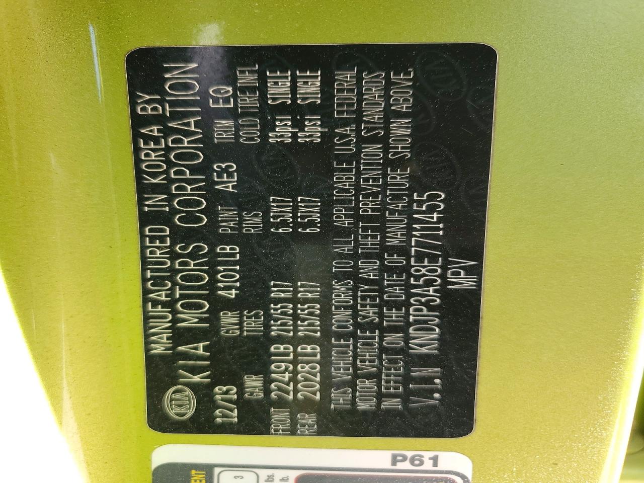 2014 KIA SOUL + photo 12