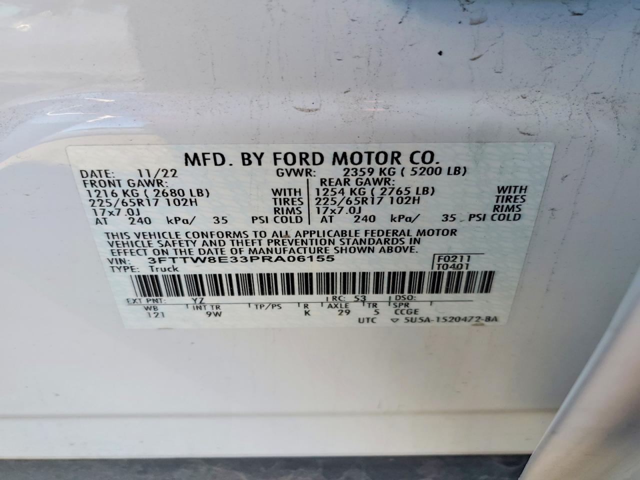 2023 FORD MAVERICK XL photo 12