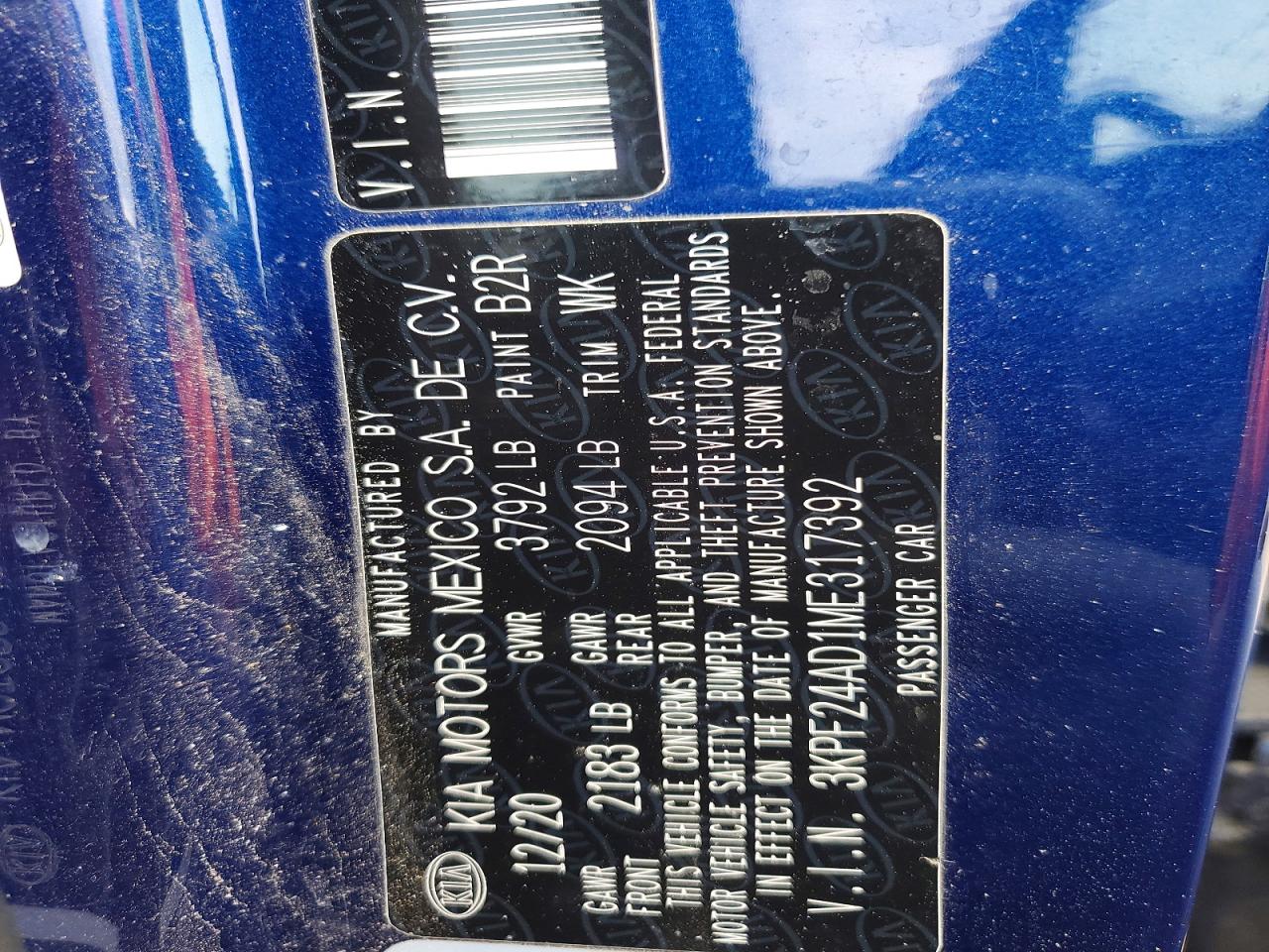 2021 KIA FORTE LXS photo 23