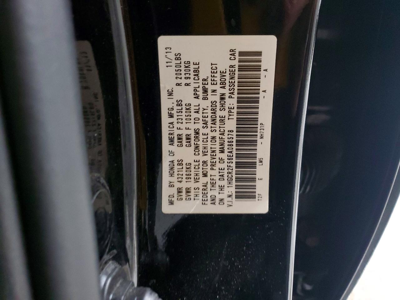 2014 HONDA ACCORD SPORT photo 12
