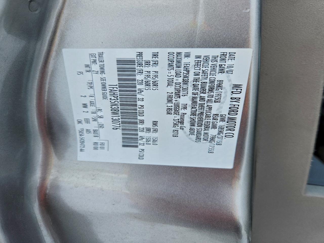 2008 FORD FOCUS SE photo 23