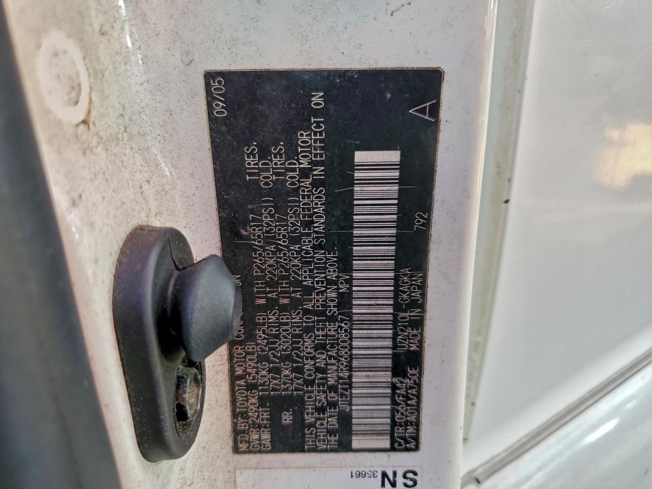2006 TOYOTA 4RUNNER SR5 photo 13