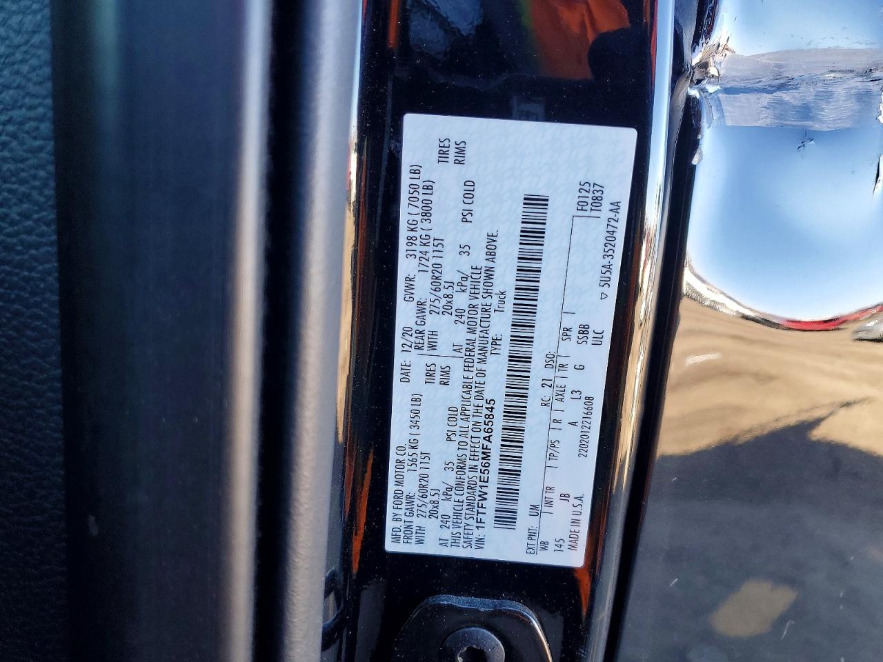 2021 FORD F150 SUPERCREW photo 13