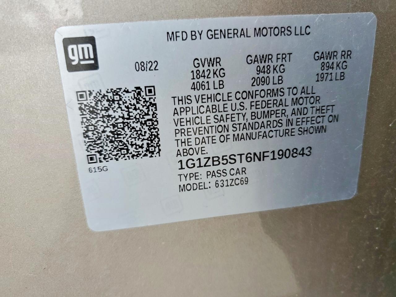 2022 CHEVROLET MALIBU LS photo 34