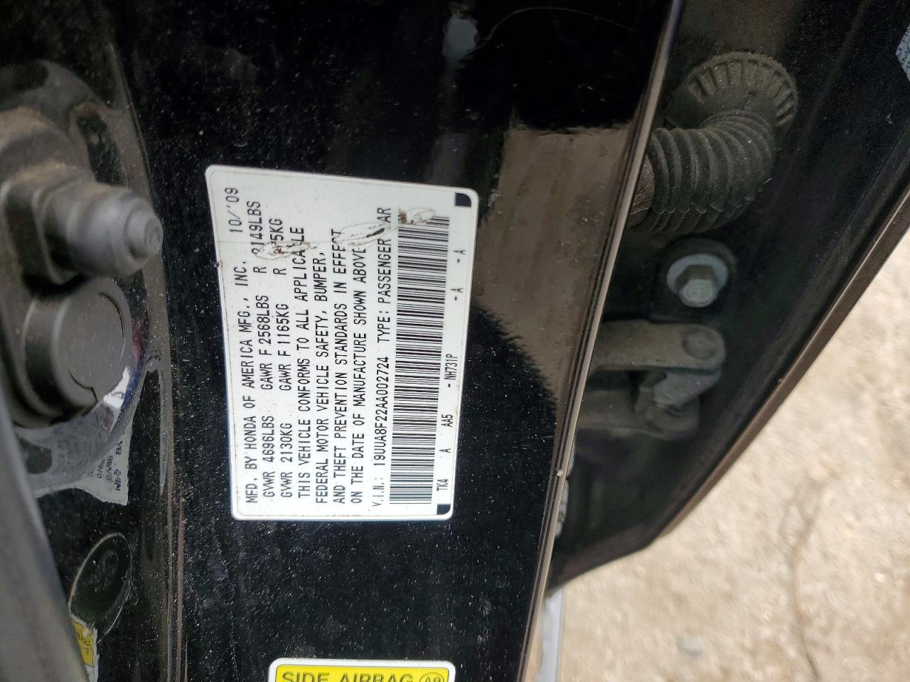2010 ACURA TL photo 12
