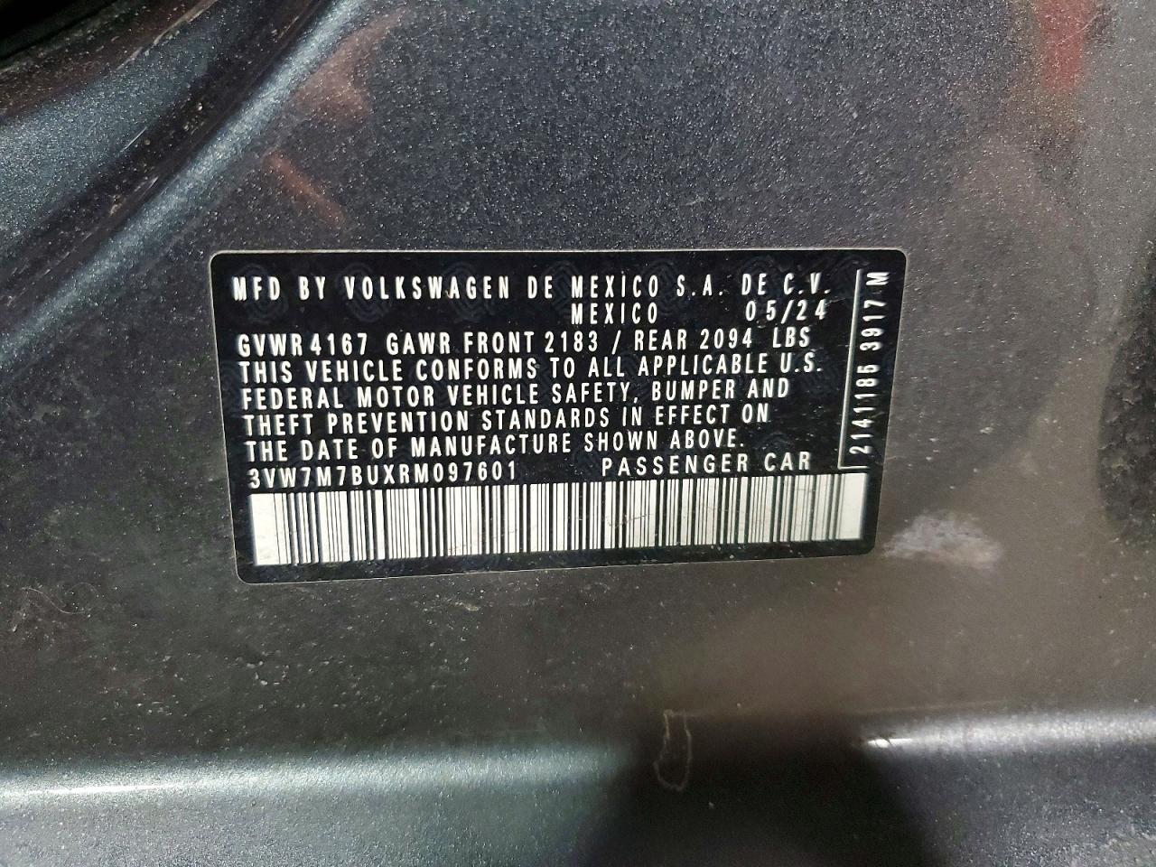 2024 VOLKSWAGEN JETTA SE photo 12