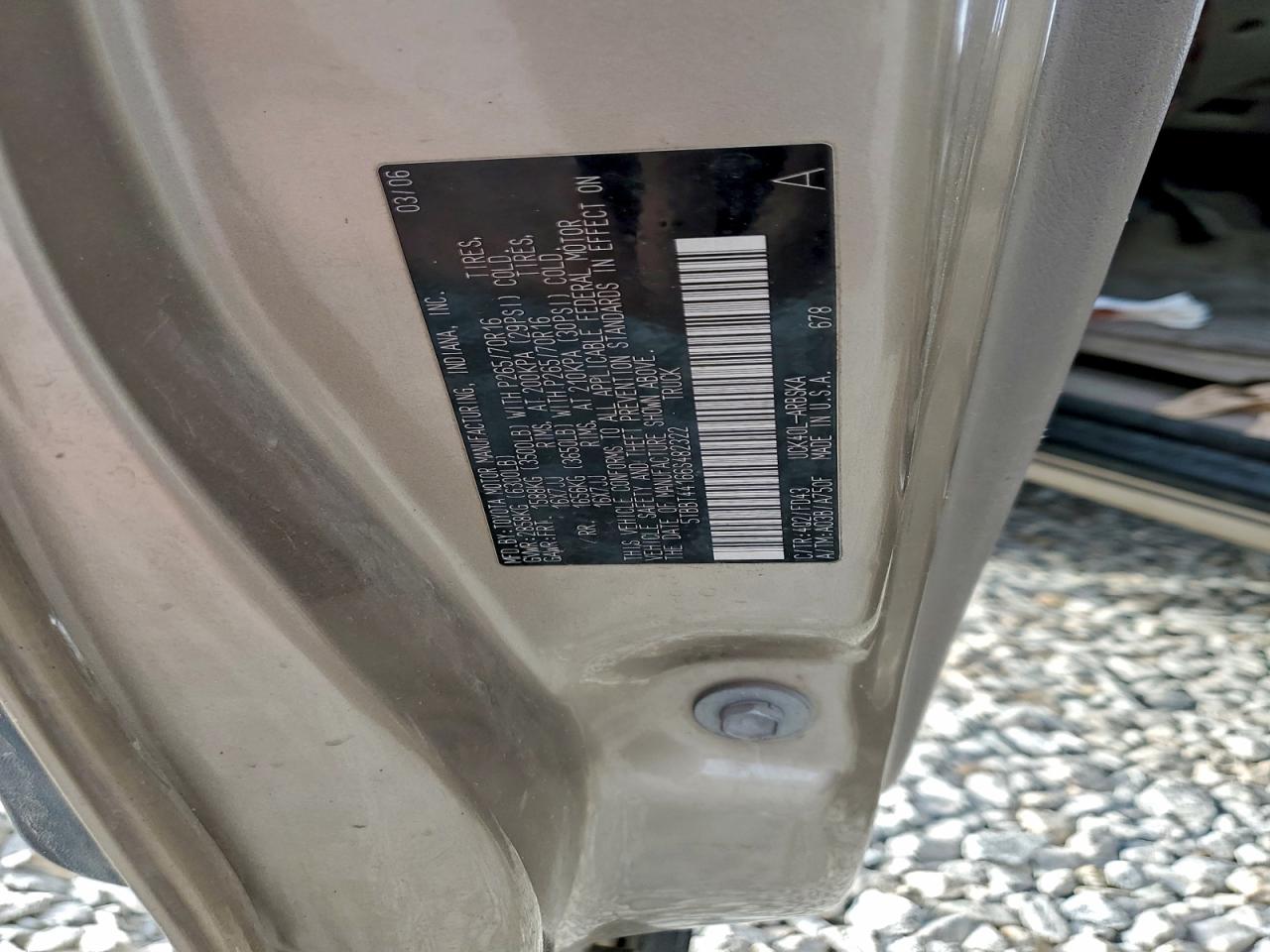 2006 TOYOTA TUNDRA ACCESS CAB SR5 photo 12