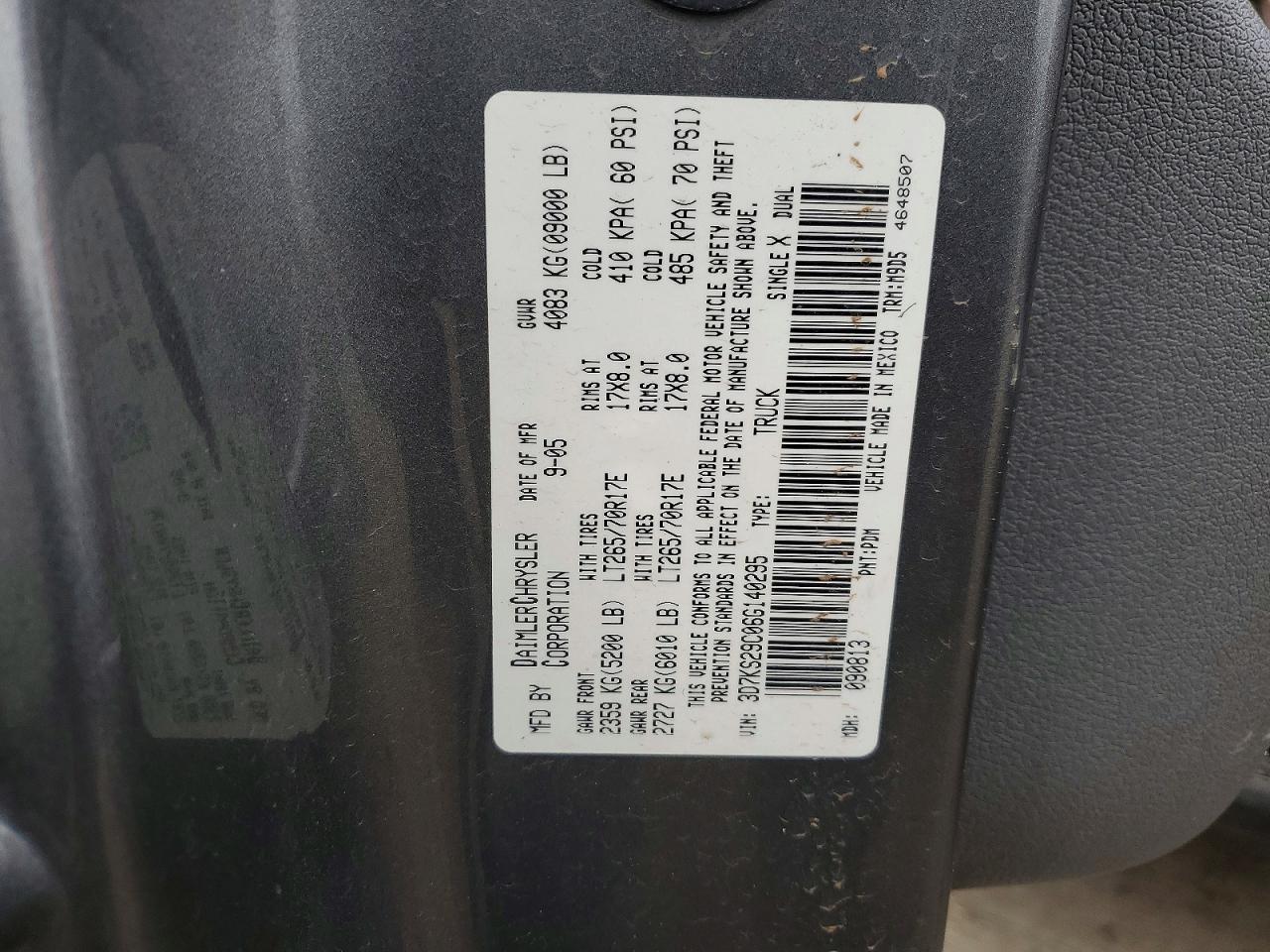 2006 DODGE RAM 2500 photo 12