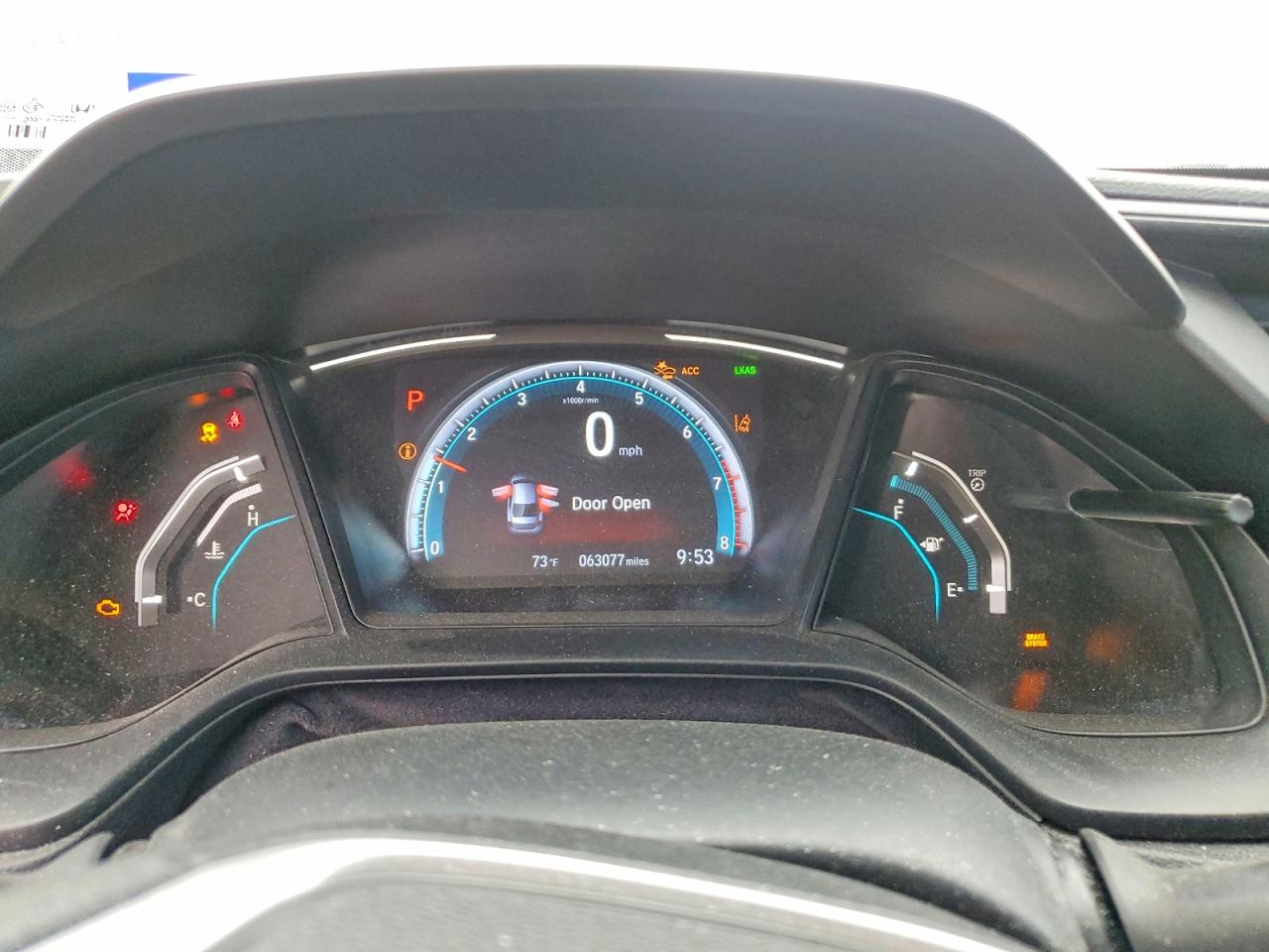 2020 HONDA CIVIC LX photo 9