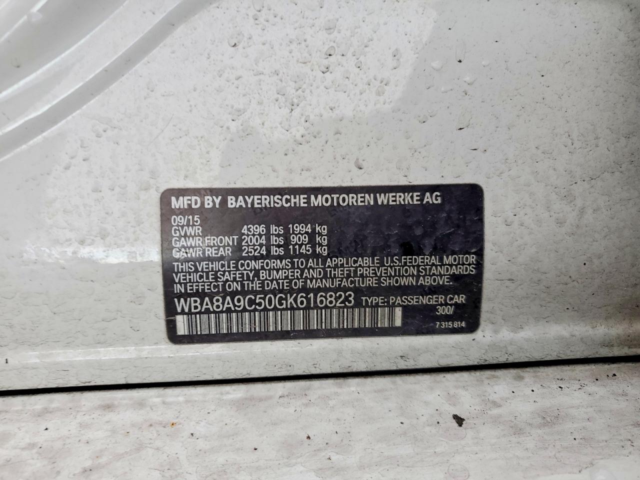 2016 BMW 320 I photo 12