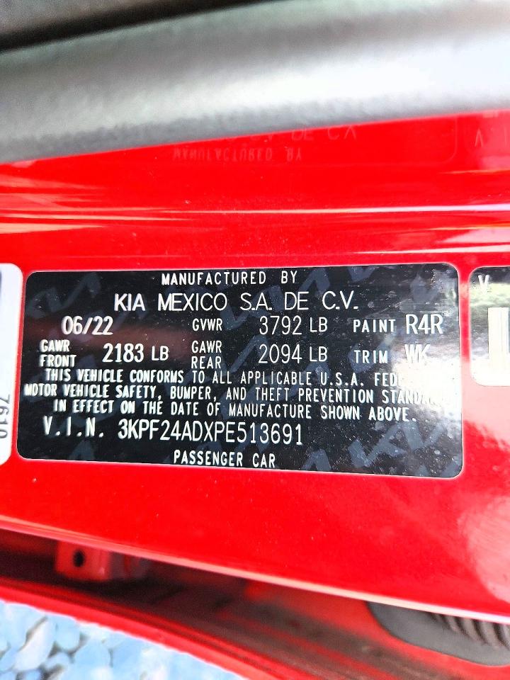2023 KIA FORTE LX photo 13