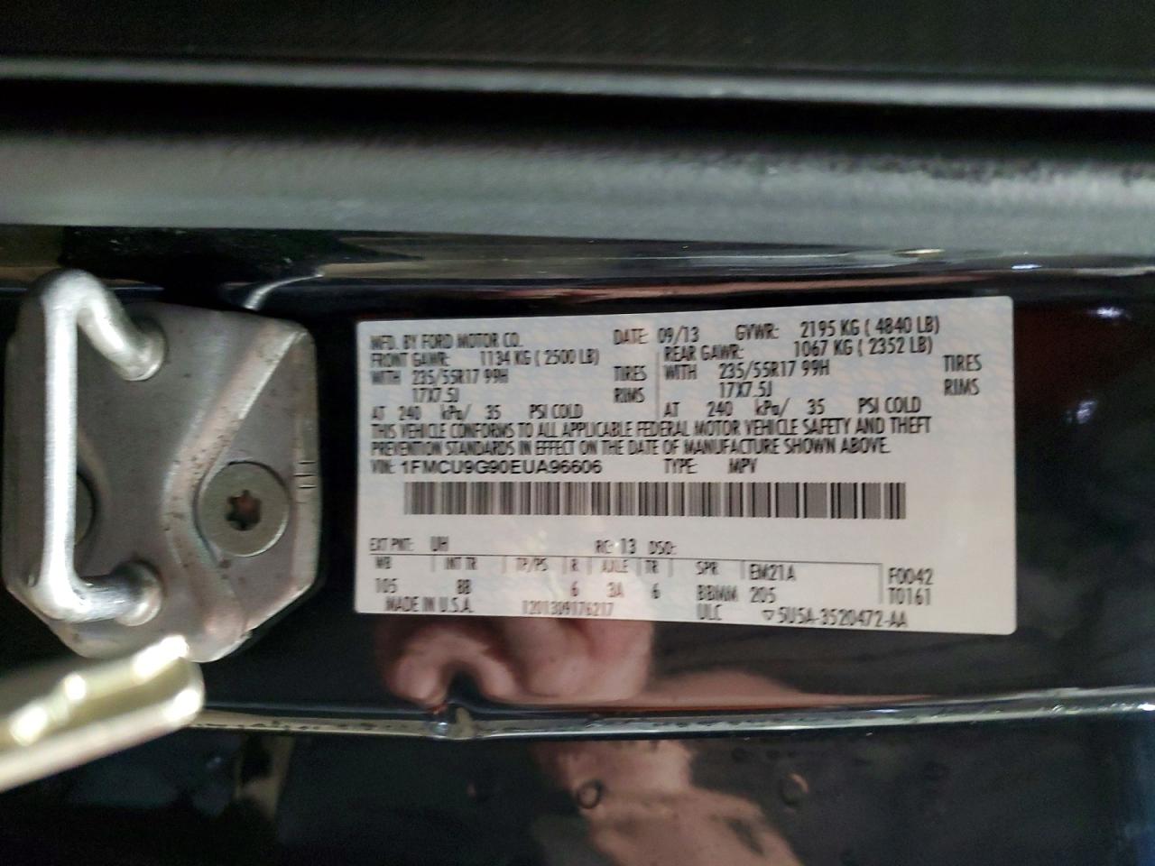 2014 FORD ESCAPE SE photo 13
