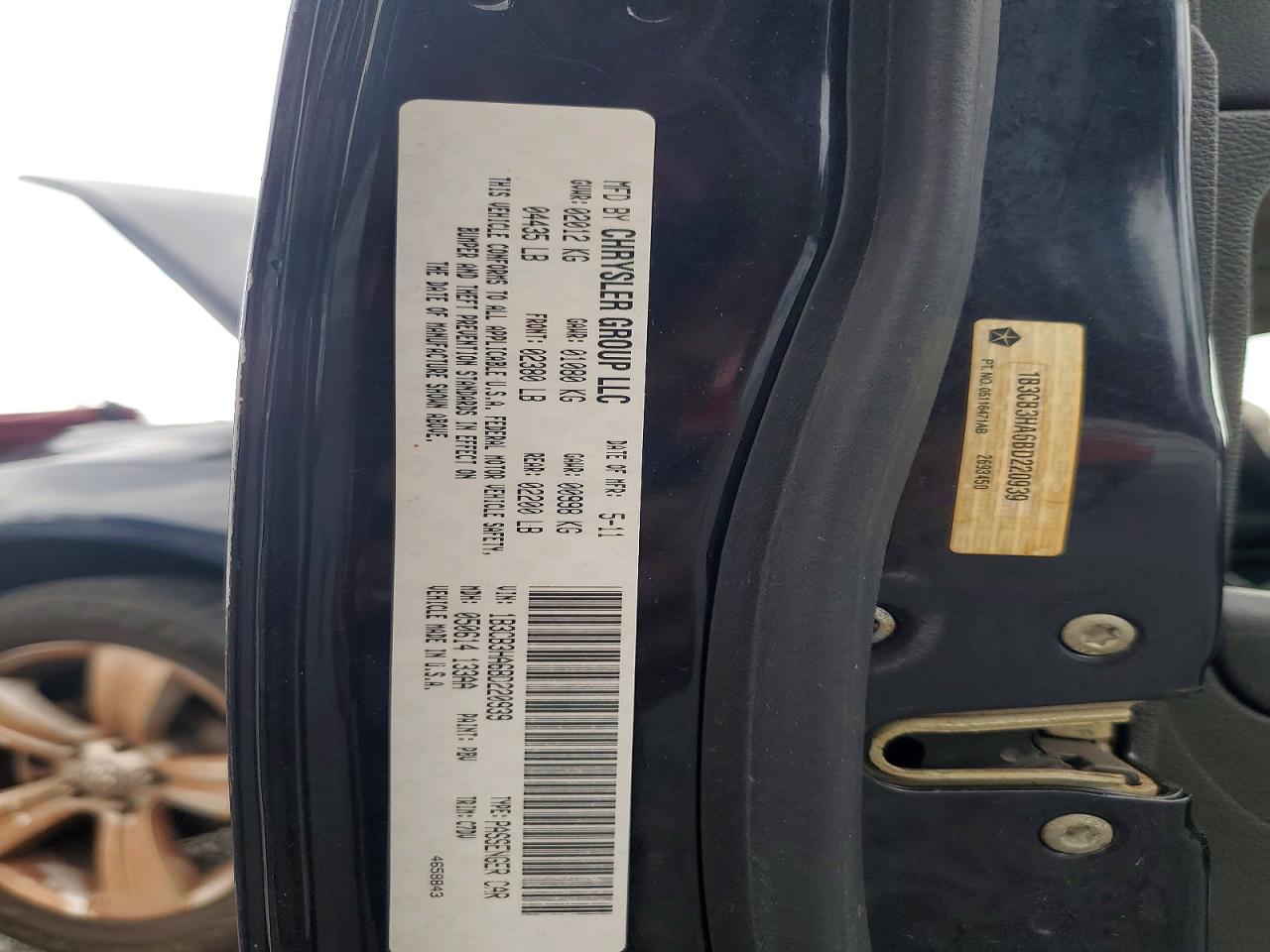 2011 DODGE CALIBER MAINSTREET photo 14