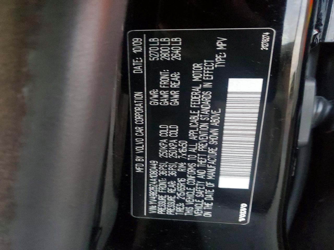 2010 VOLVO XC70 3.2 photo 13