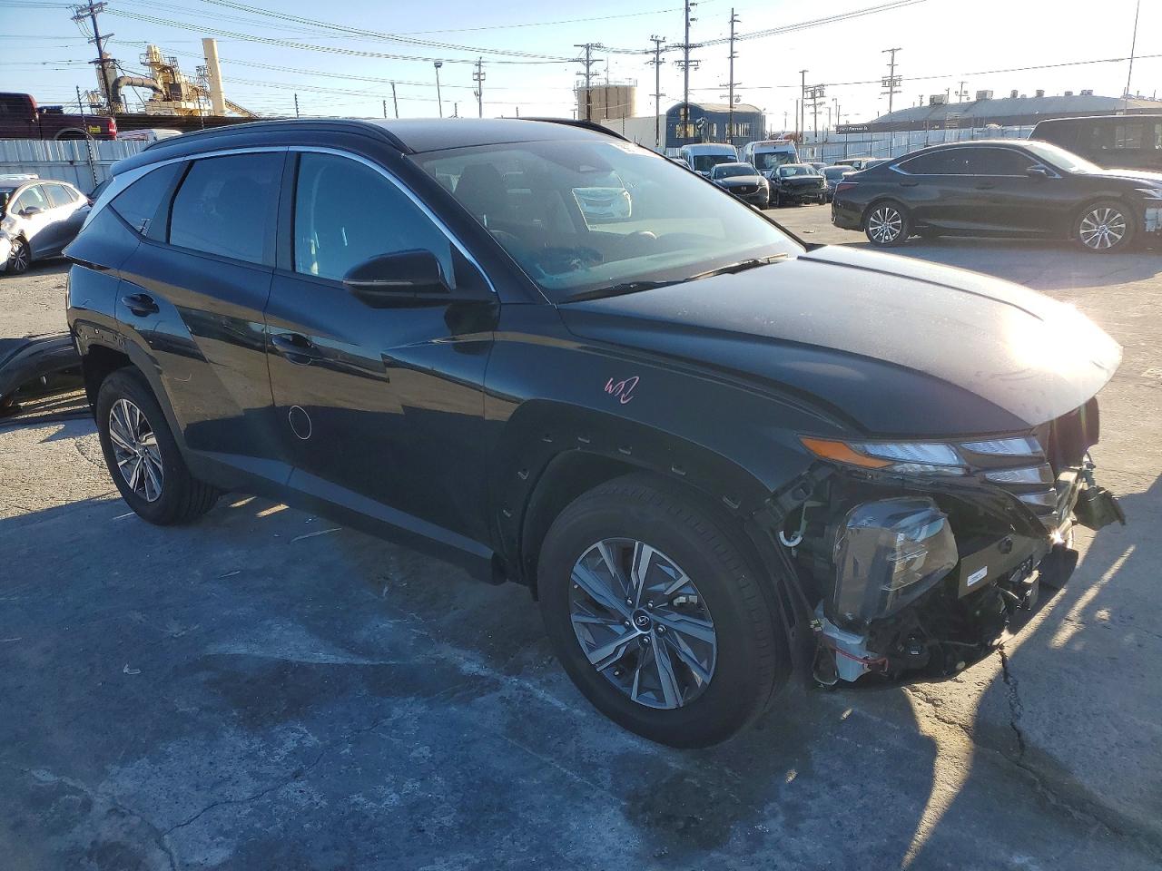 2023 HYUNDAI TUCSON BLUE photo 4