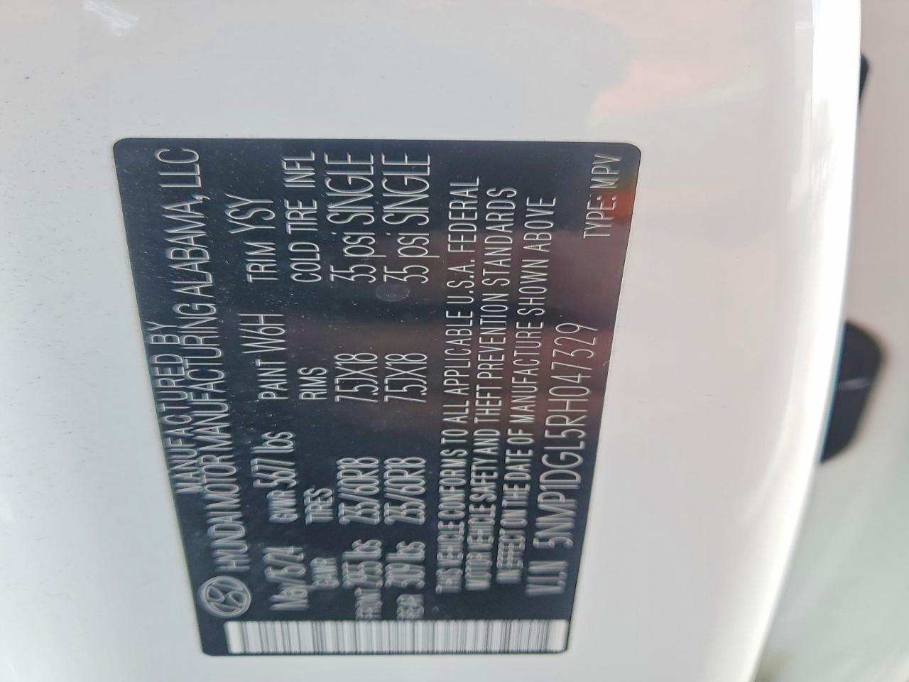 2024 HYUNDAI SANTA FE SE photo 13