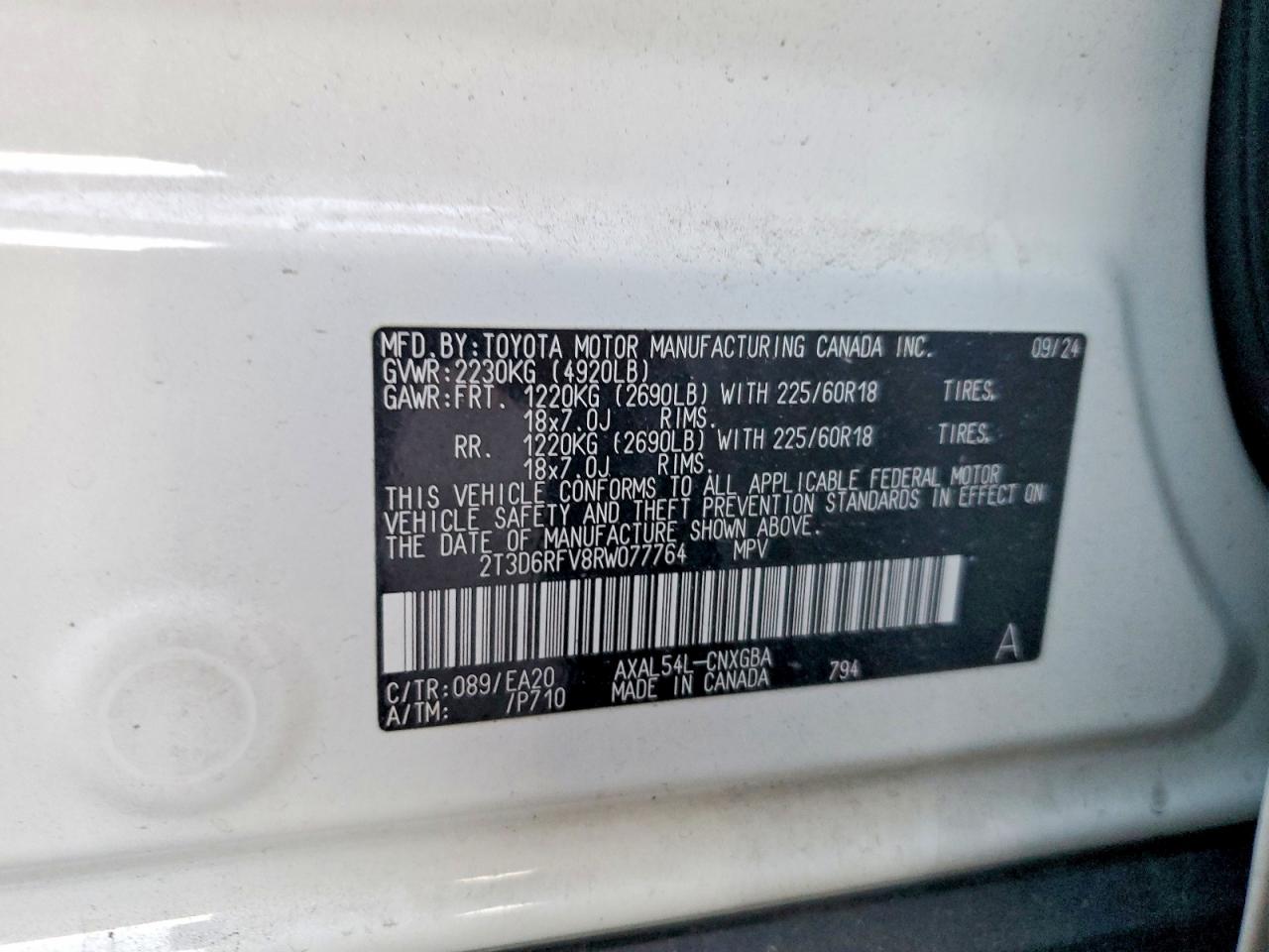 2024 TOYOTA RAV4 LIMITED photo 12