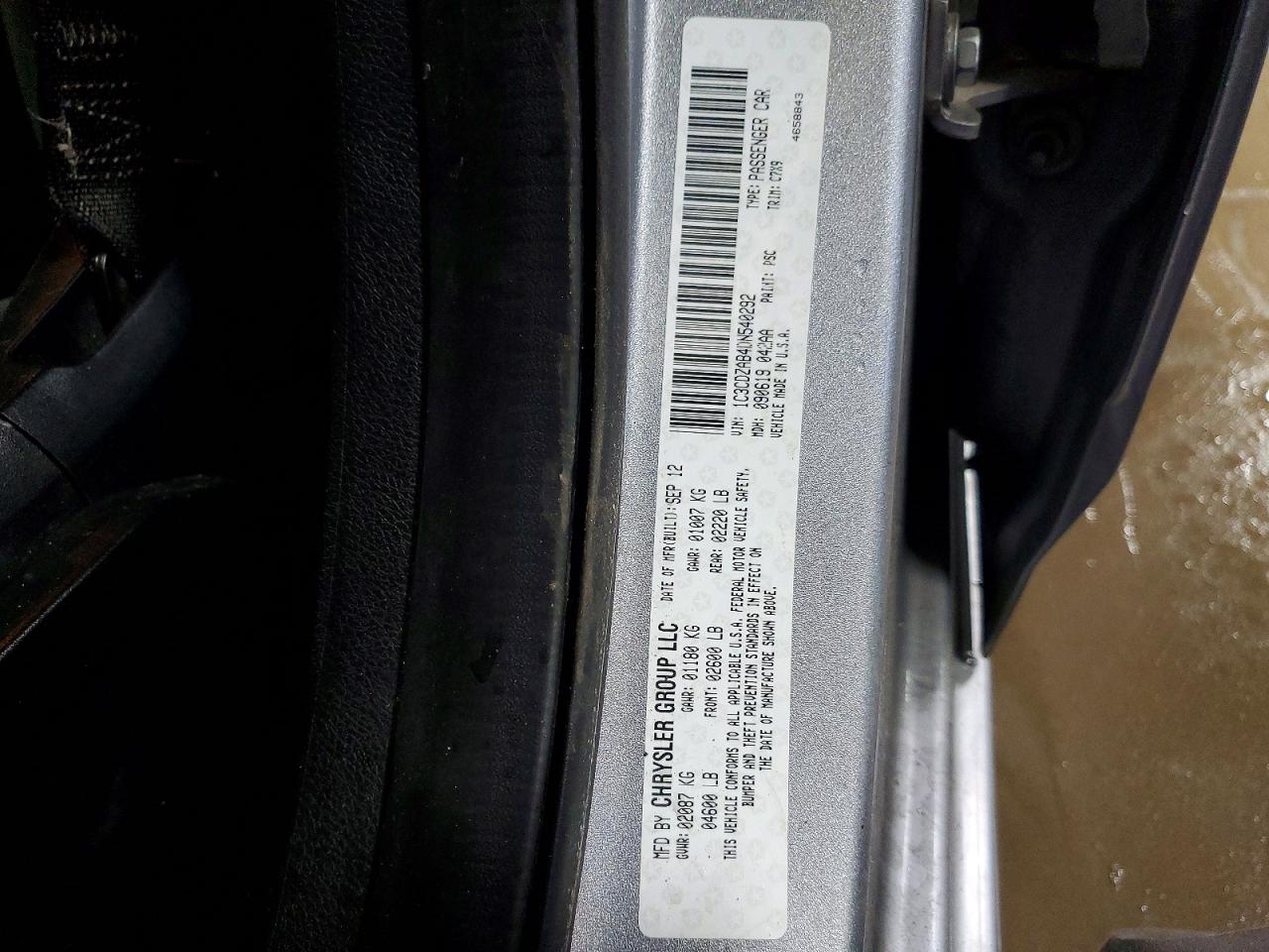 2013 DODGE AVENGER SE photo 12