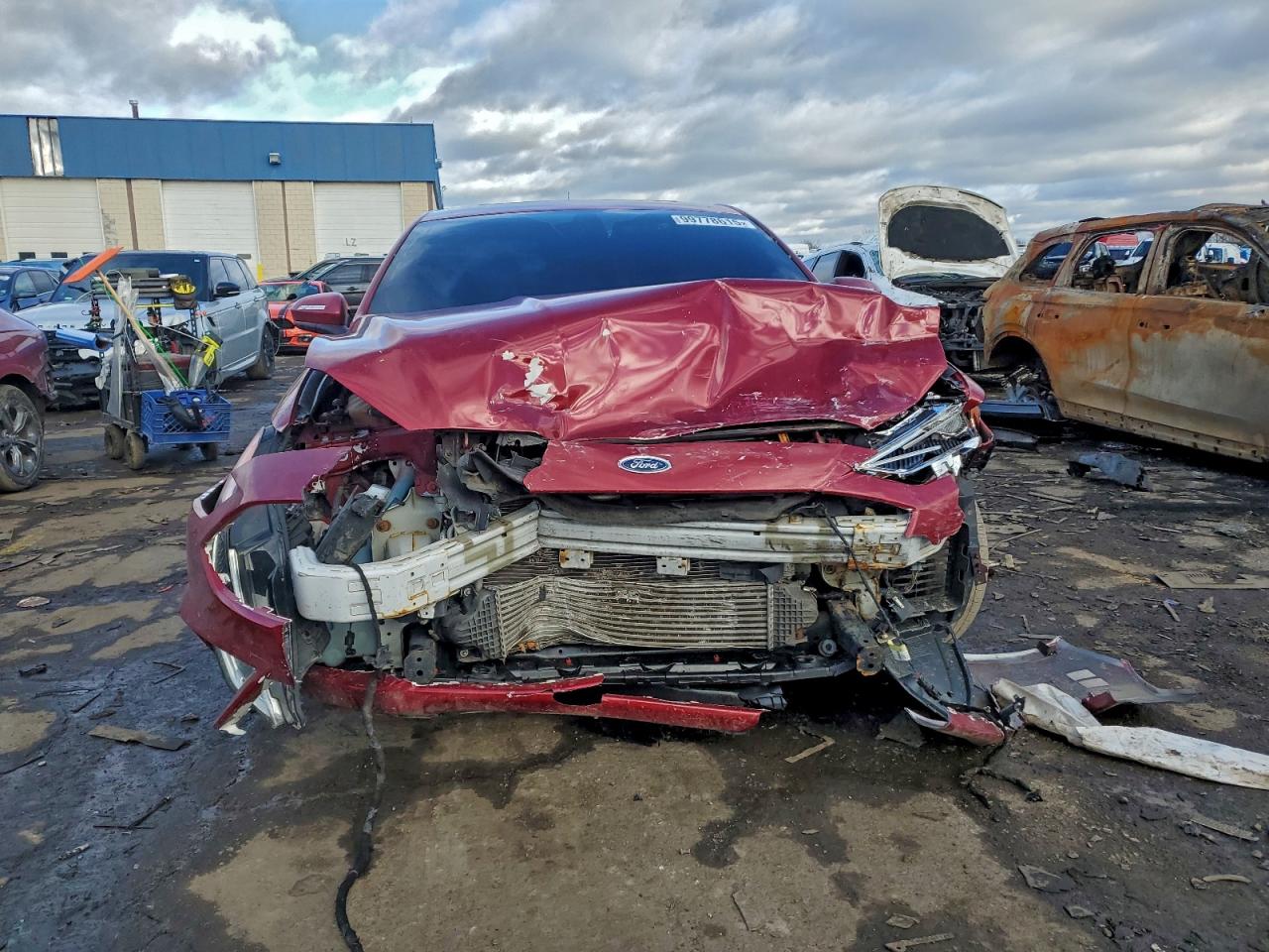 2017 FORD FUSION SE photo 5