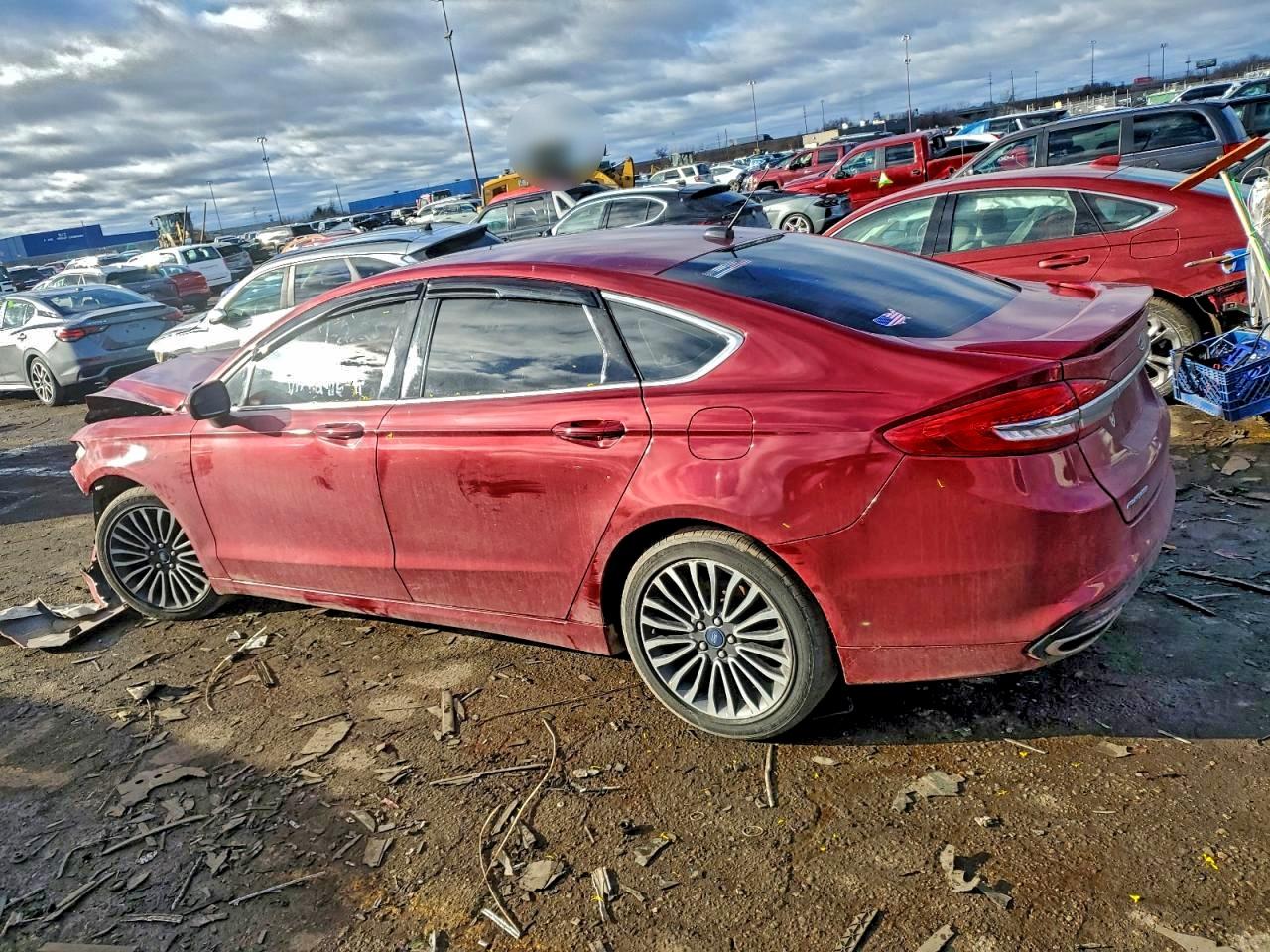 2017 FORD FUSION SE photo 2