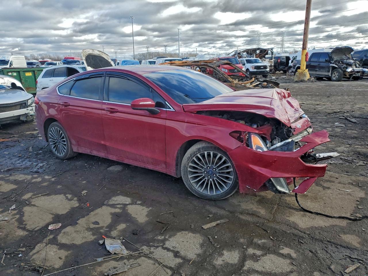 2017 FORD FUSION SE photo 4