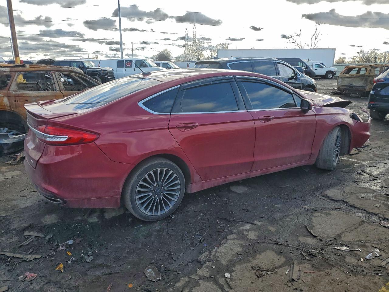 2017 FORD FUSION SE photo 3