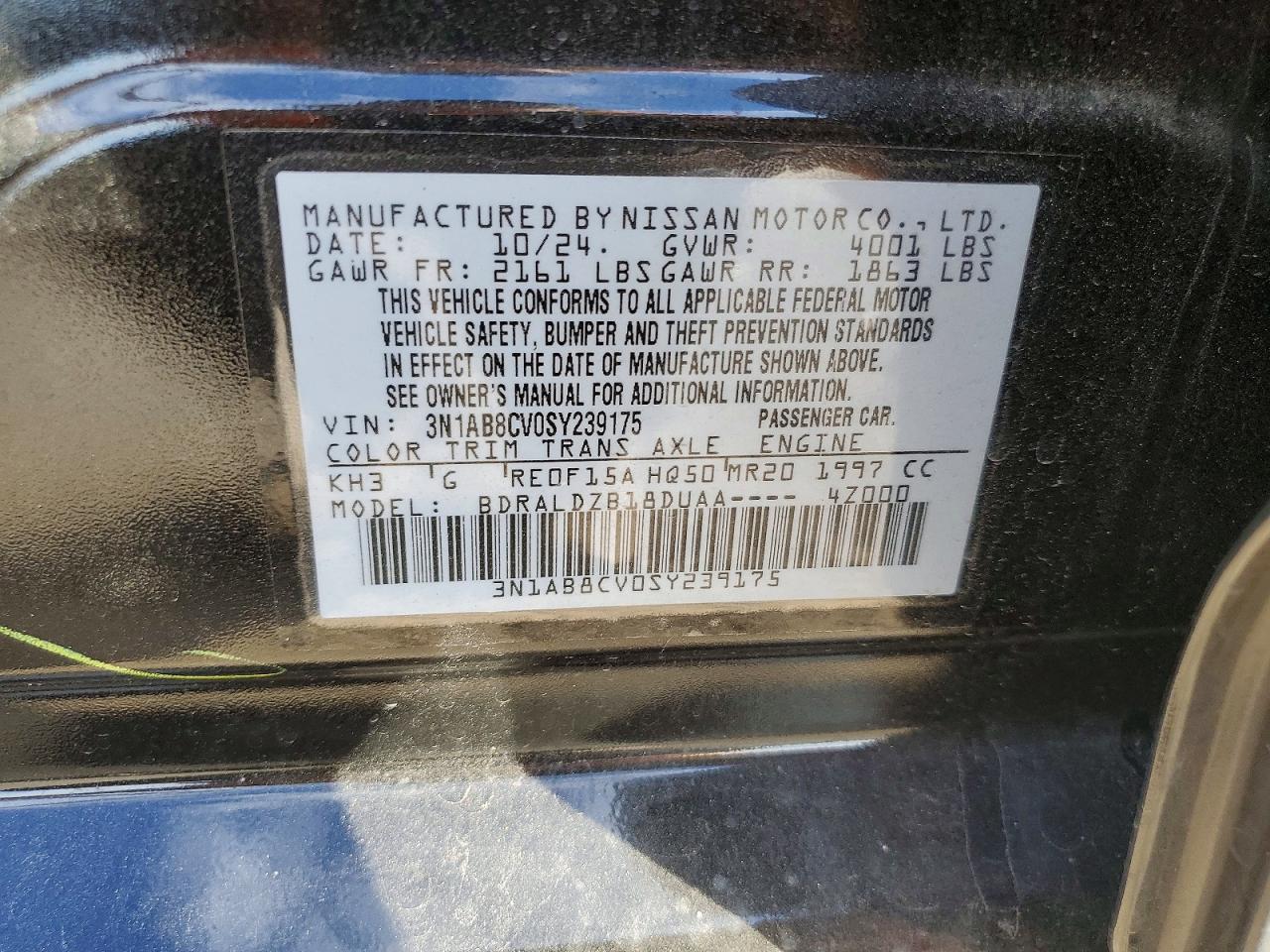 2025 NISSAN SENTRA SV photo 12