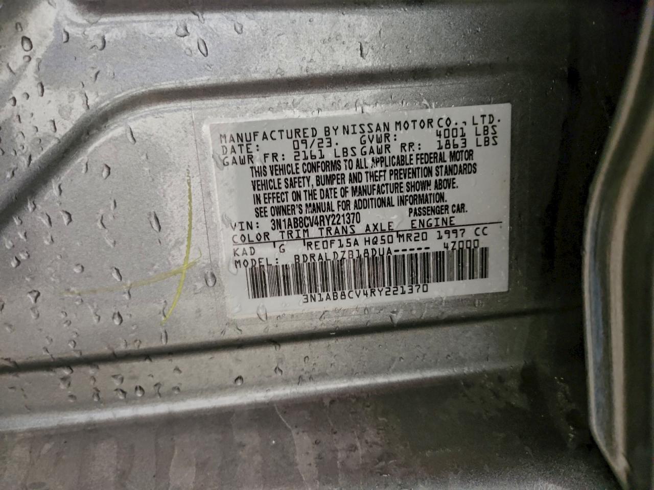 2024 NISSAN SENTRA SV photo 12