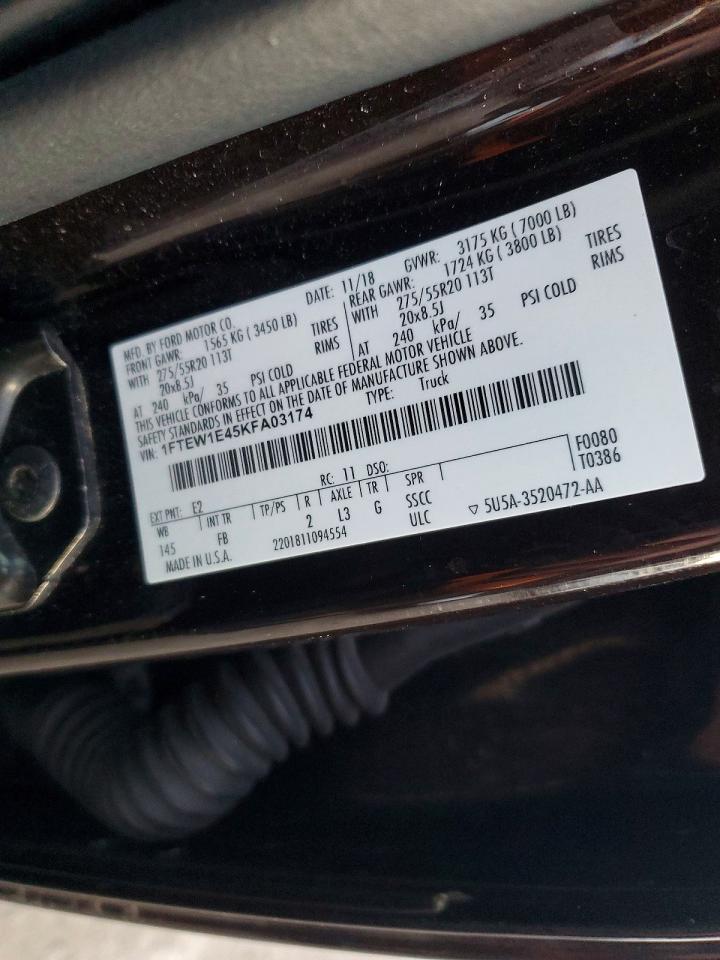 2019 FORD F150 SUPERCREW photo 12