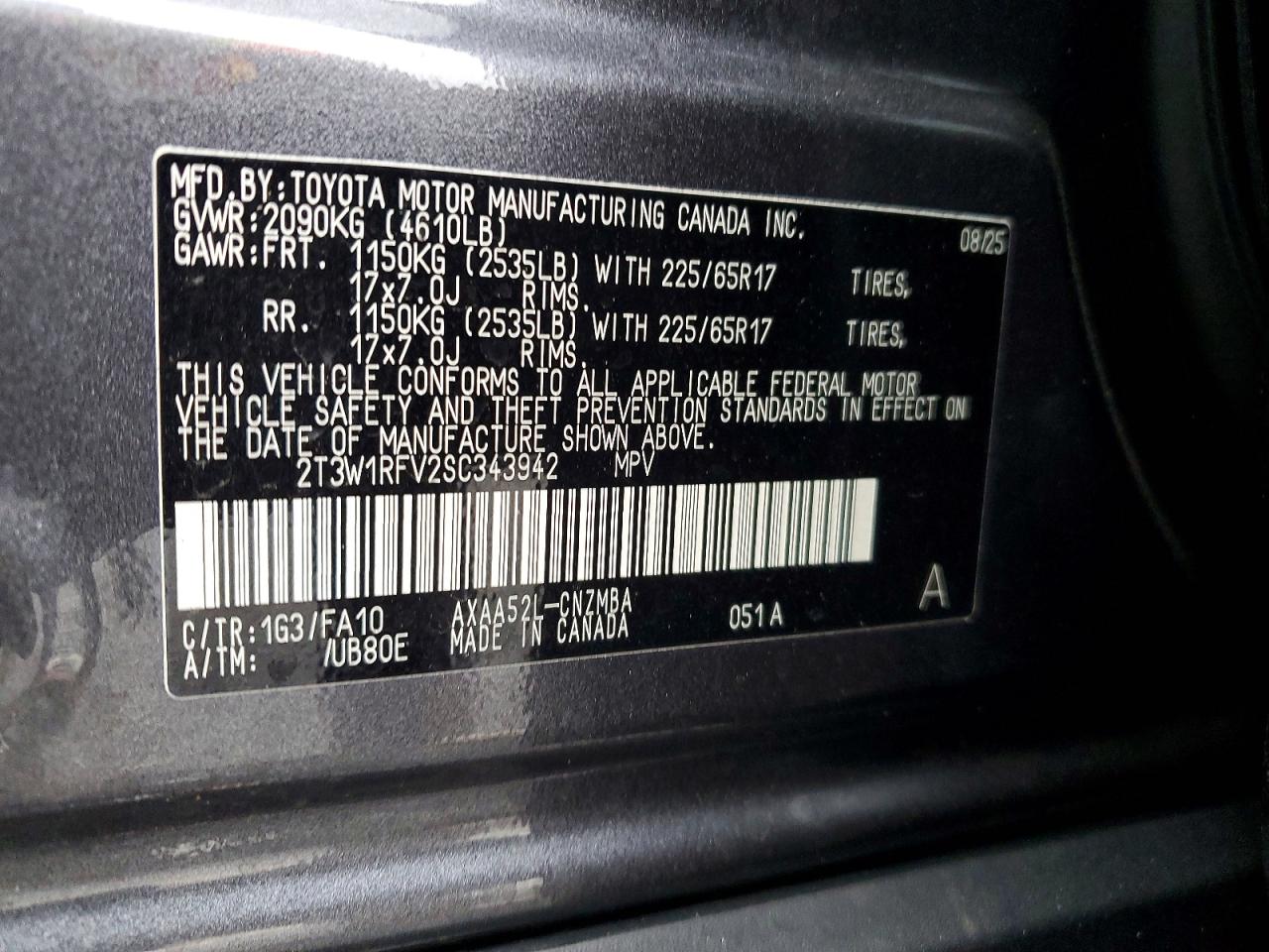 2025 TOYOTA RAV4 XLE photo 13
